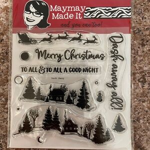 Christmas Stamp Set - Black